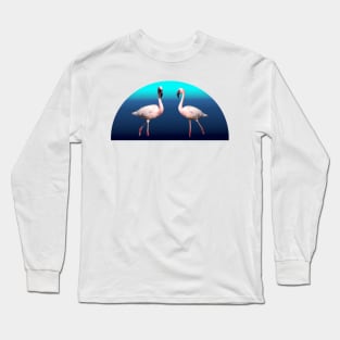 Flamingos - Birds - Kenya / Africa Long Sleeve T-Shirt